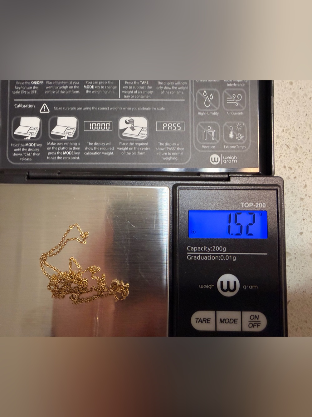 14K Italian Yellow Gold Necklace O chain - Picture 2 of 7